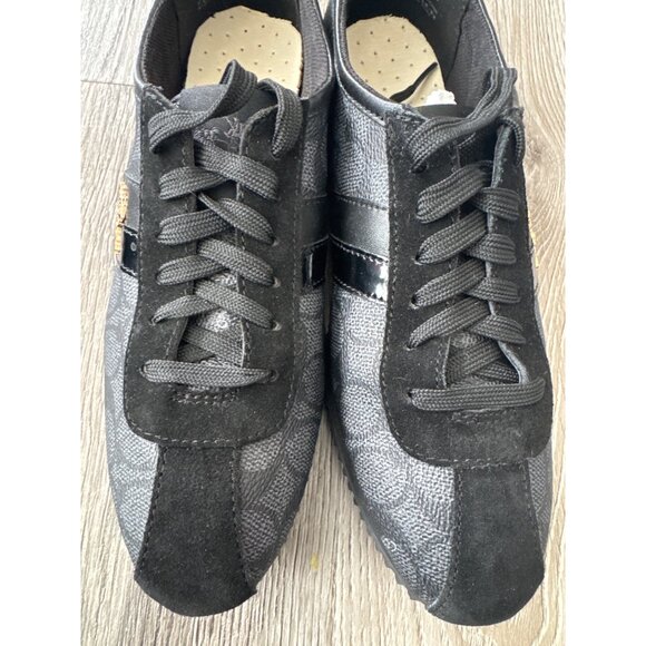 Coach Shoes Ivy Signature Pebble in Black/Smoke NEW Size 7 - Picture 5 of 10